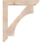Ekena Millwork Westlake Slat Smooth Bracket w/ Offset Brace, Douglas Fir, 7 1/2"W x 42"D x 48"H BKT0806X42X48WTL06SDF - alternate 4